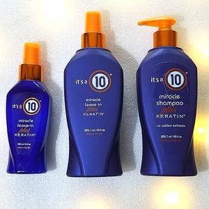 Its a 10 Miracle Leave-in Keratin Bundle